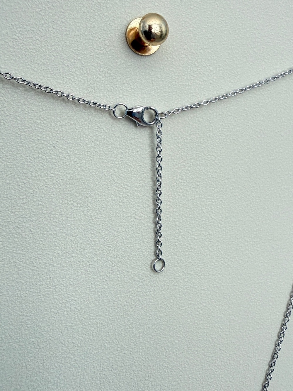 S925 Hugging Heart Love Diamond Necklace - Picture 4 of 5